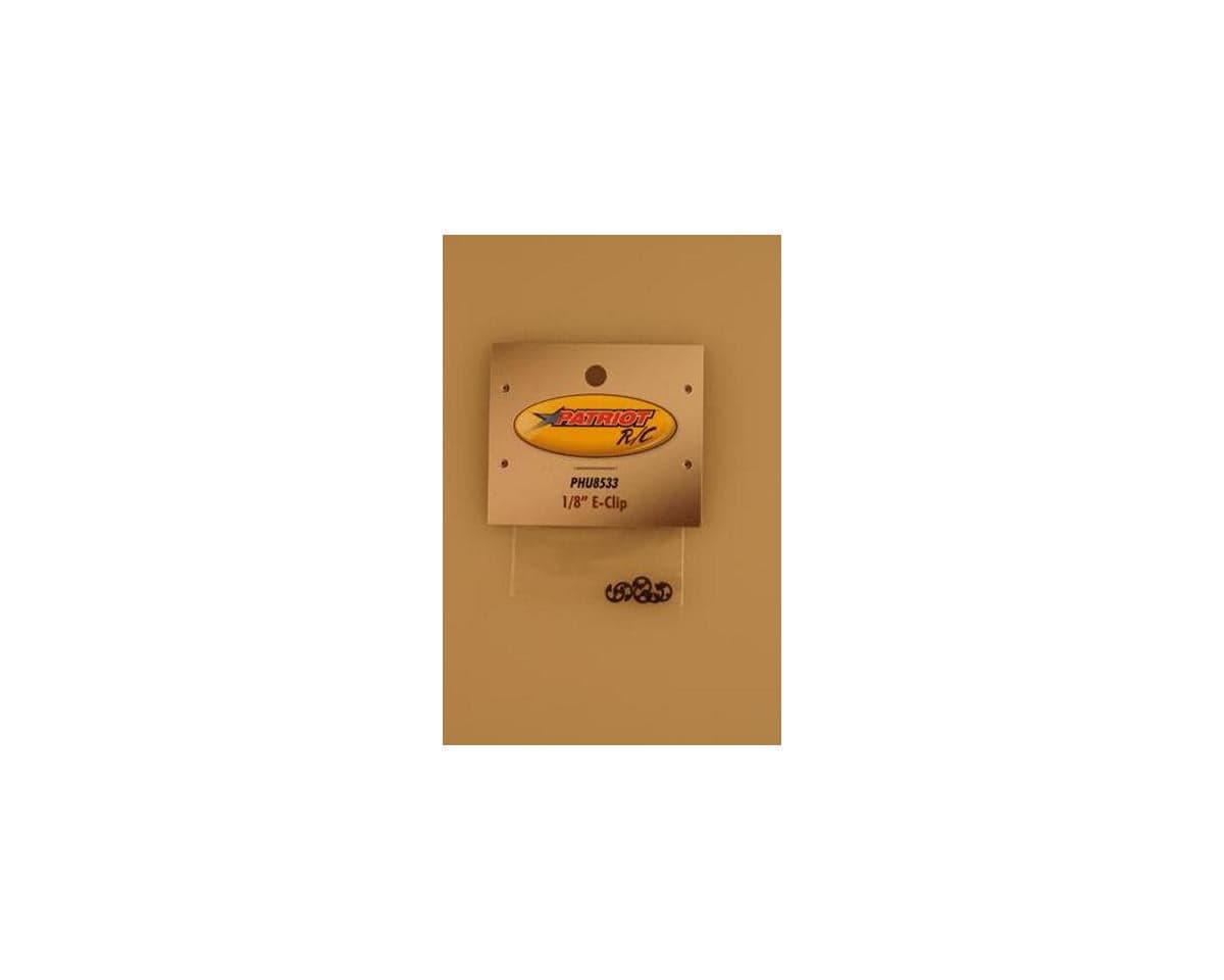 Patriot Hobbies Unlimited 1/8" E-Clips (6)