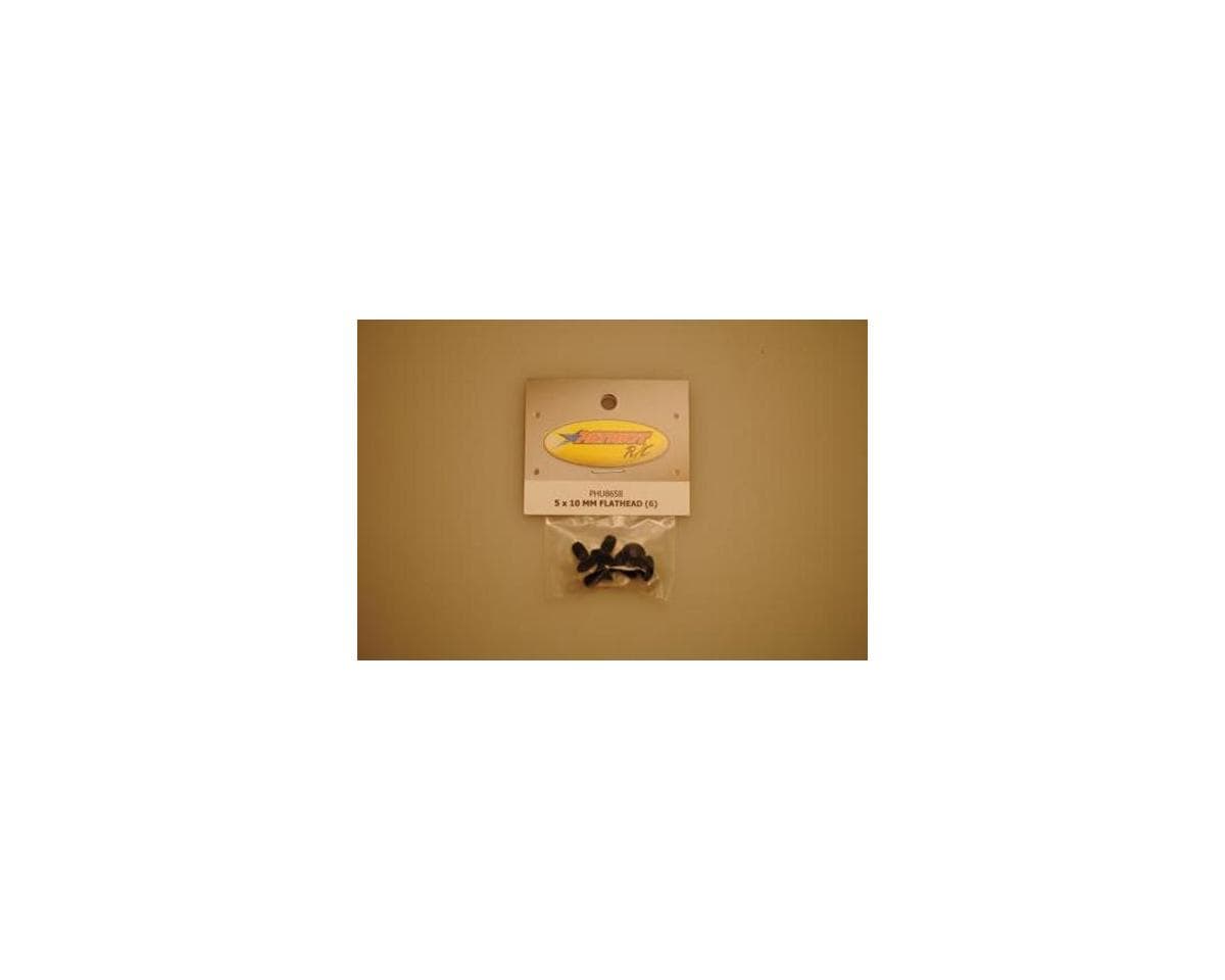 Patriot Hobbies Unlimited 5x10mm Flat Head Screws (6)