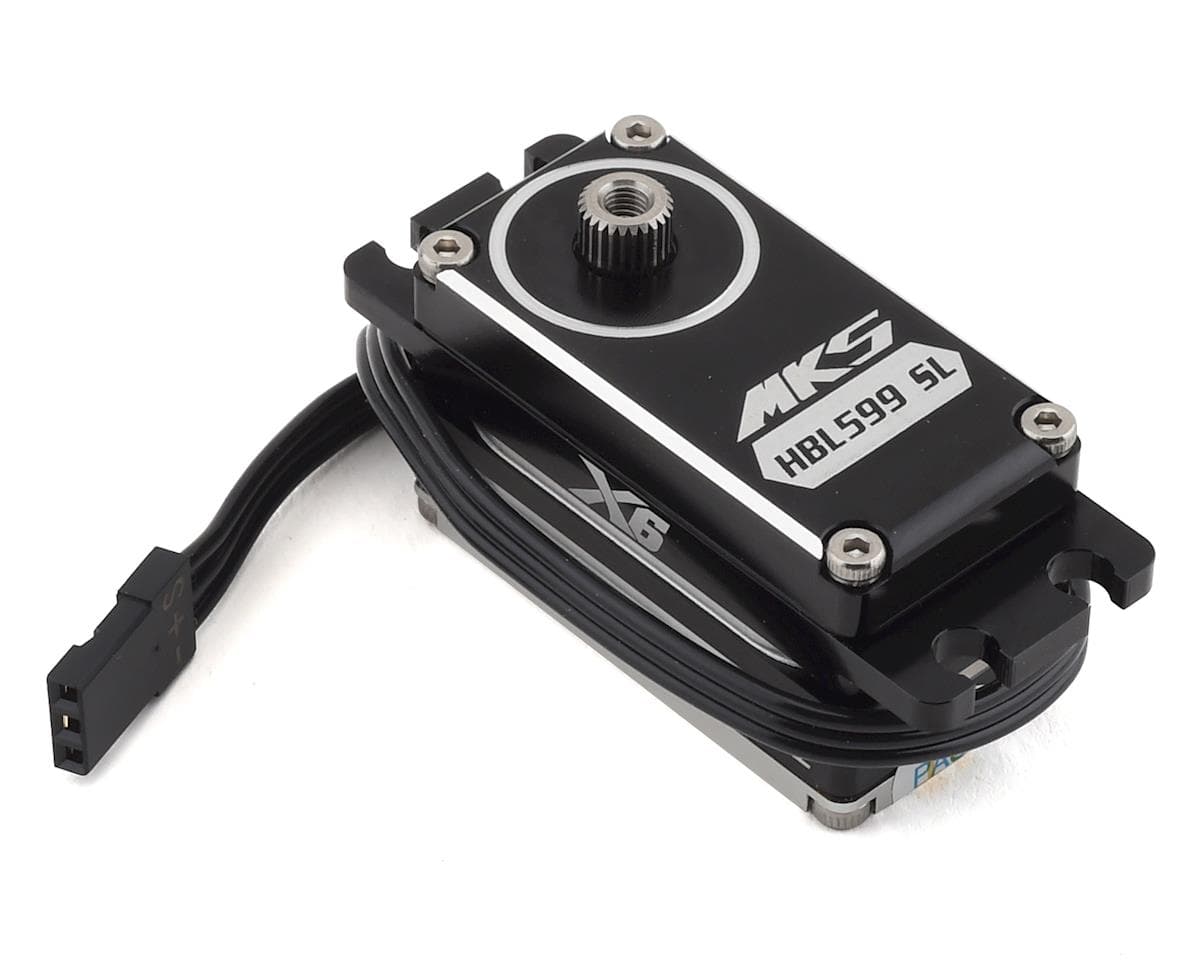 MKS Servos X6 HBL599SL Brushless Titanium Gear Low Profile Digital Servo (High Voltage)