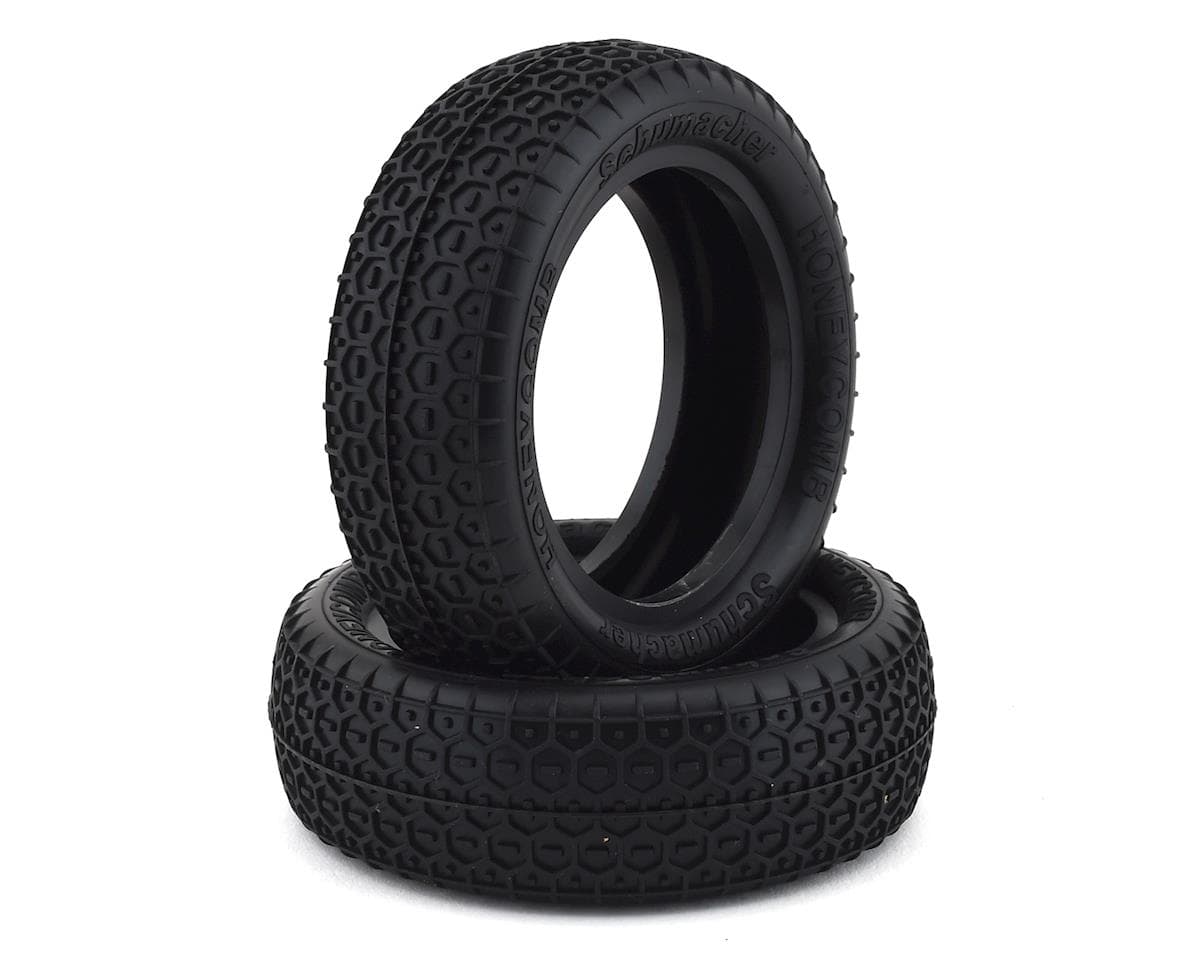 Schumacher Honeycomb 2.2" 1/10 2WD Buggy Front Tires (2) (Yellow)