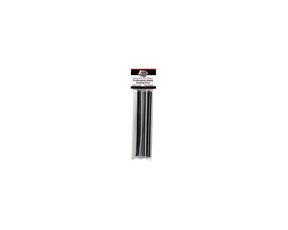 Alpha Abrasives 1/8" Professional Sanding Files - Coarse