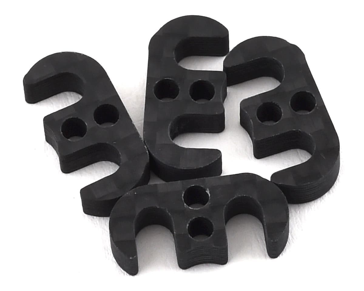 XRAY 3.0mm Graphite Rear Body Post Adjustment Shim (4)