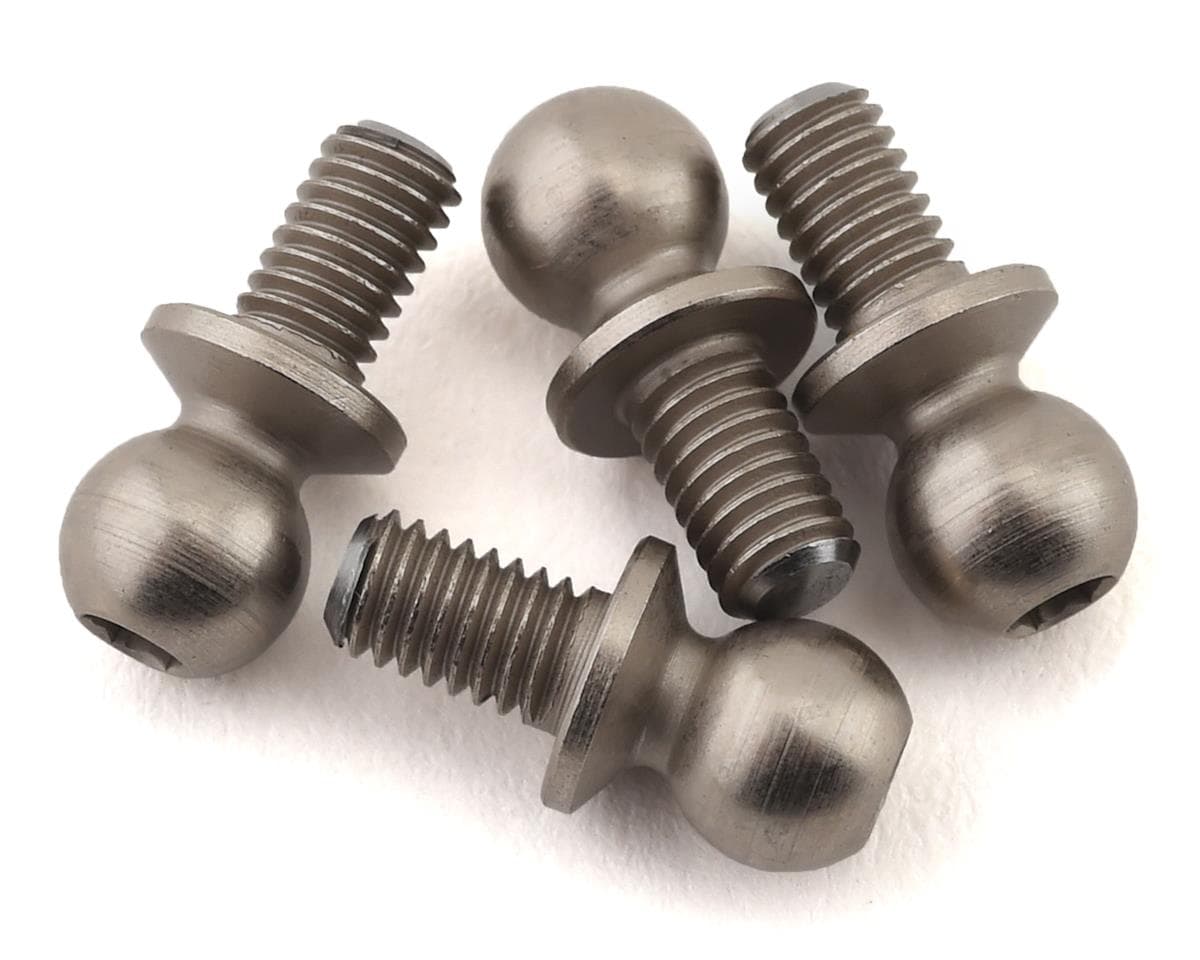 Team Losi Racing 4.8x5mm Low Mount Ball Stud (4)