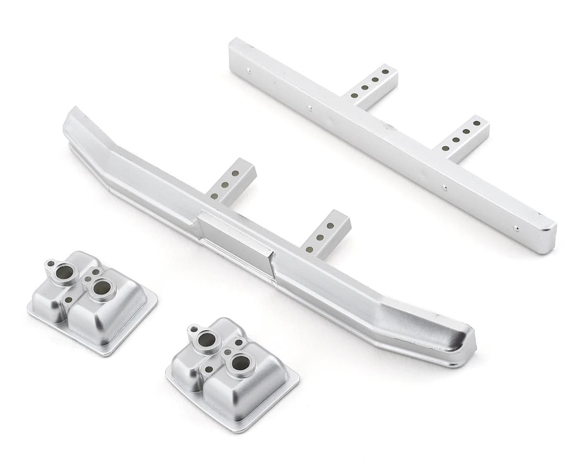 Team Associated CR12 Ford F150 Bumper Set (Satin Chrome)