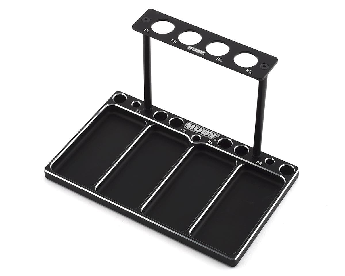 Hudy 1/10 Off-Road Diff & Shocks Aluminum Tray