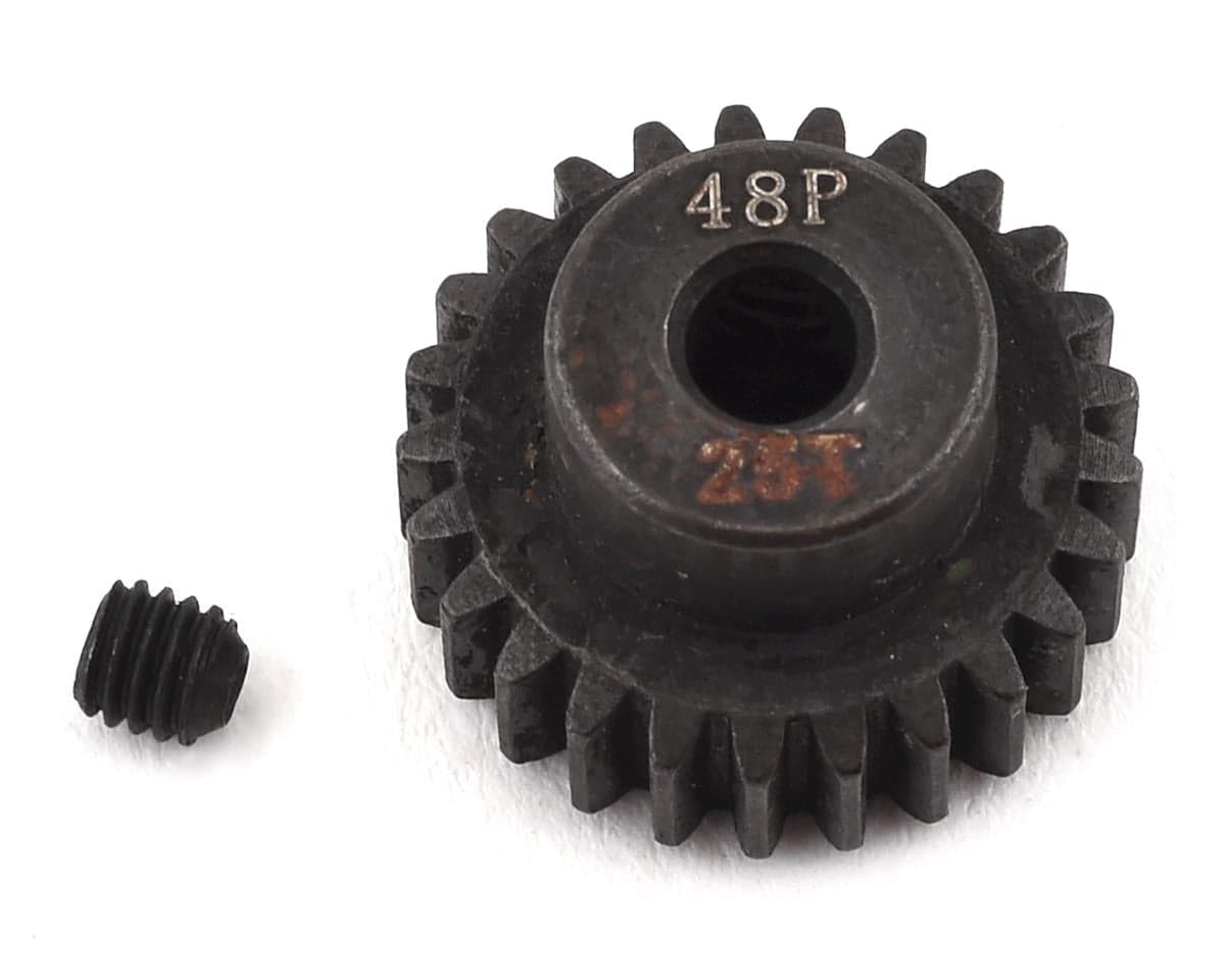 Ruddog Steel 48P Pinion Gear (3.17mm Bore) (25T)