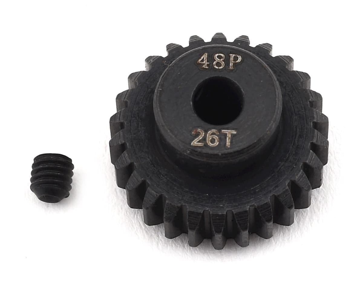Ruddog Steel 48P Pinion Gear (3.17mm Bore) (26T)