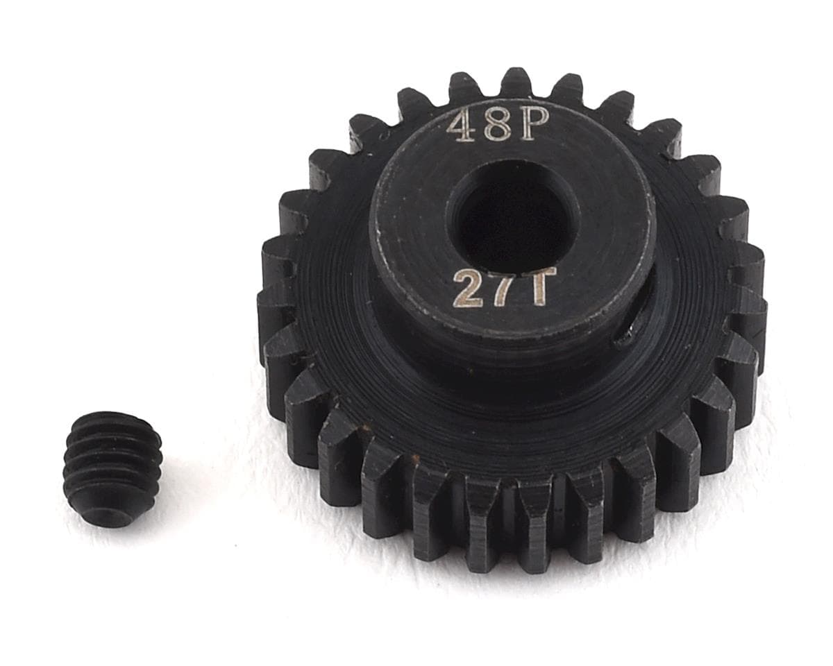 Ruddog Steel 48P Pinion Gear (3.17mm Bore) (27T)