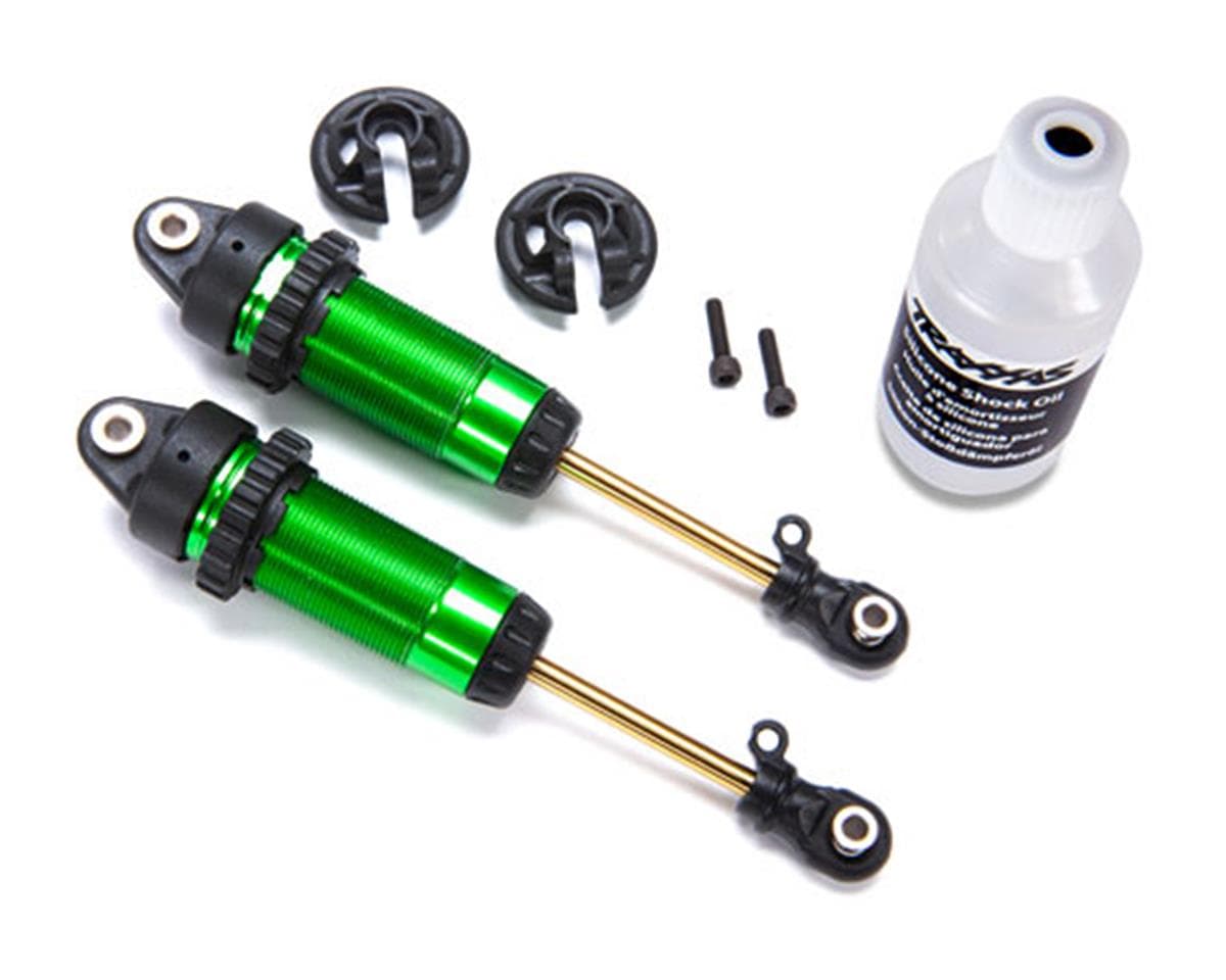 Traxxas GTR XX-Long Shocks w/Ti-Nitride Shafts (Green) (2)