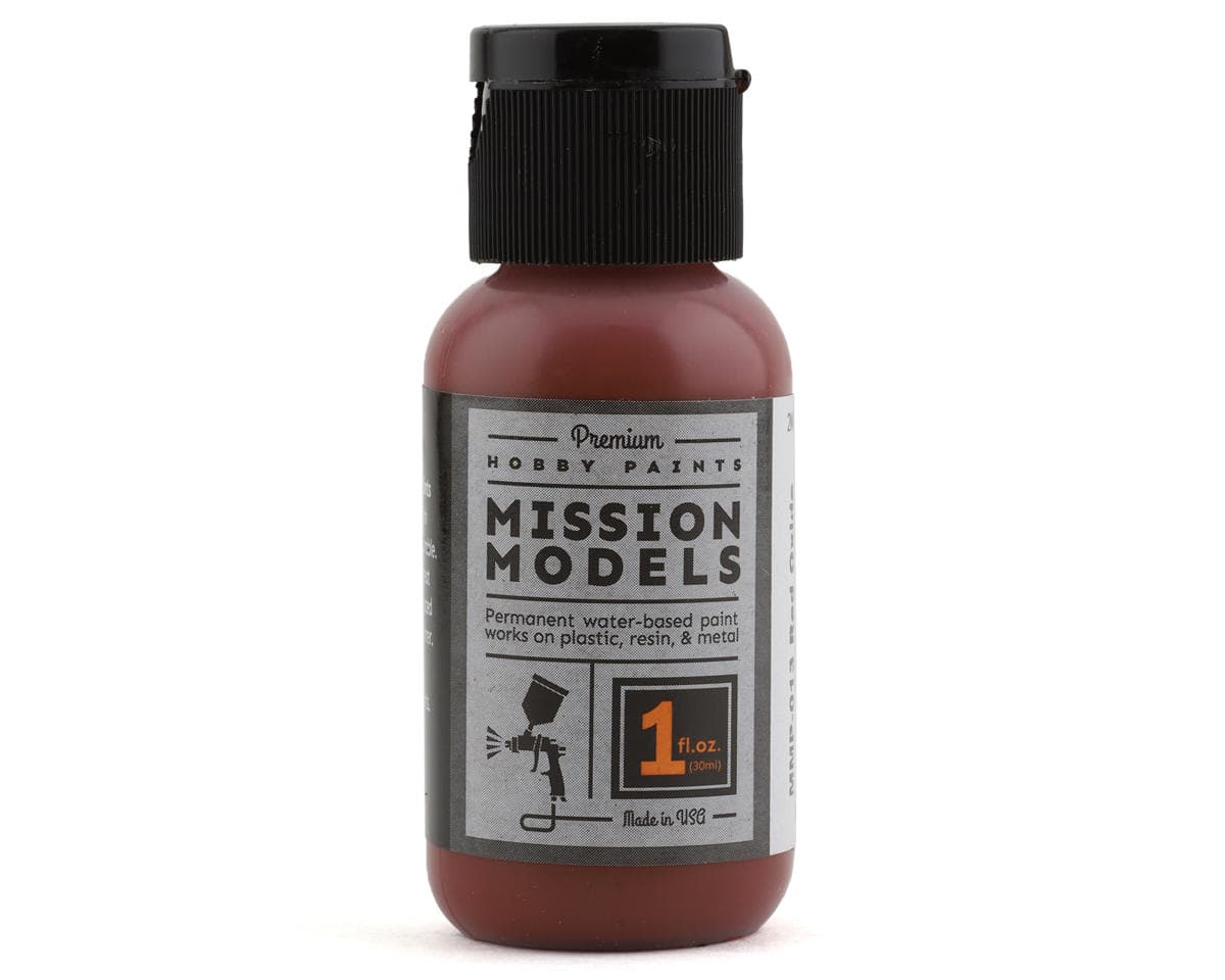 Mission Models German WWII Red Oxide Acrylic Hobby Paint (RAL 3009) (1oz)