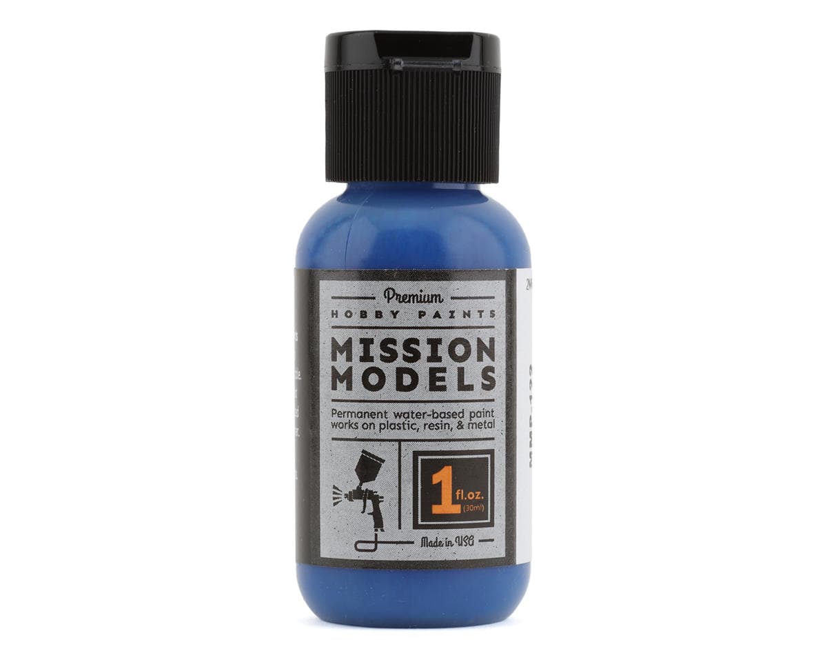 Mission Models Bright Blue Acrylic Hobby Paint (1oz)
