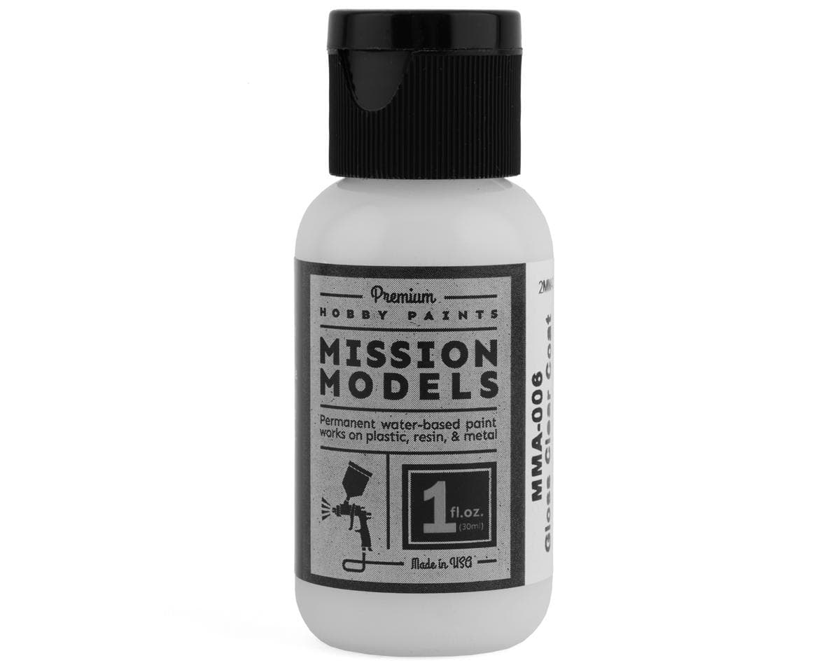 Mission Models Gloss Acrylic Paint Clear Coat (1oz)