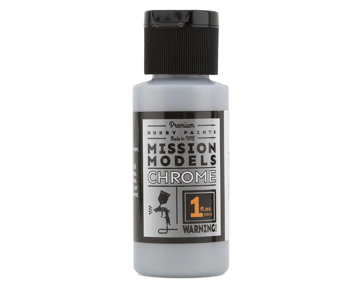 Mission Models Chrome Acrylic Hobby Paint (1oz)