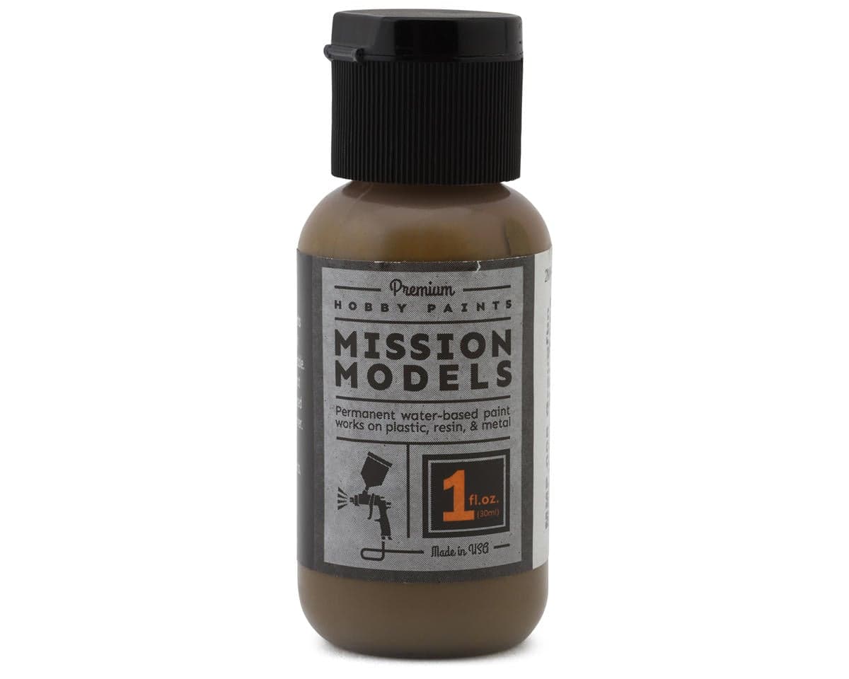 Mission Models Graugrun Khakibrun RAL 7008 Acrylic Hobby Paint (1oz)