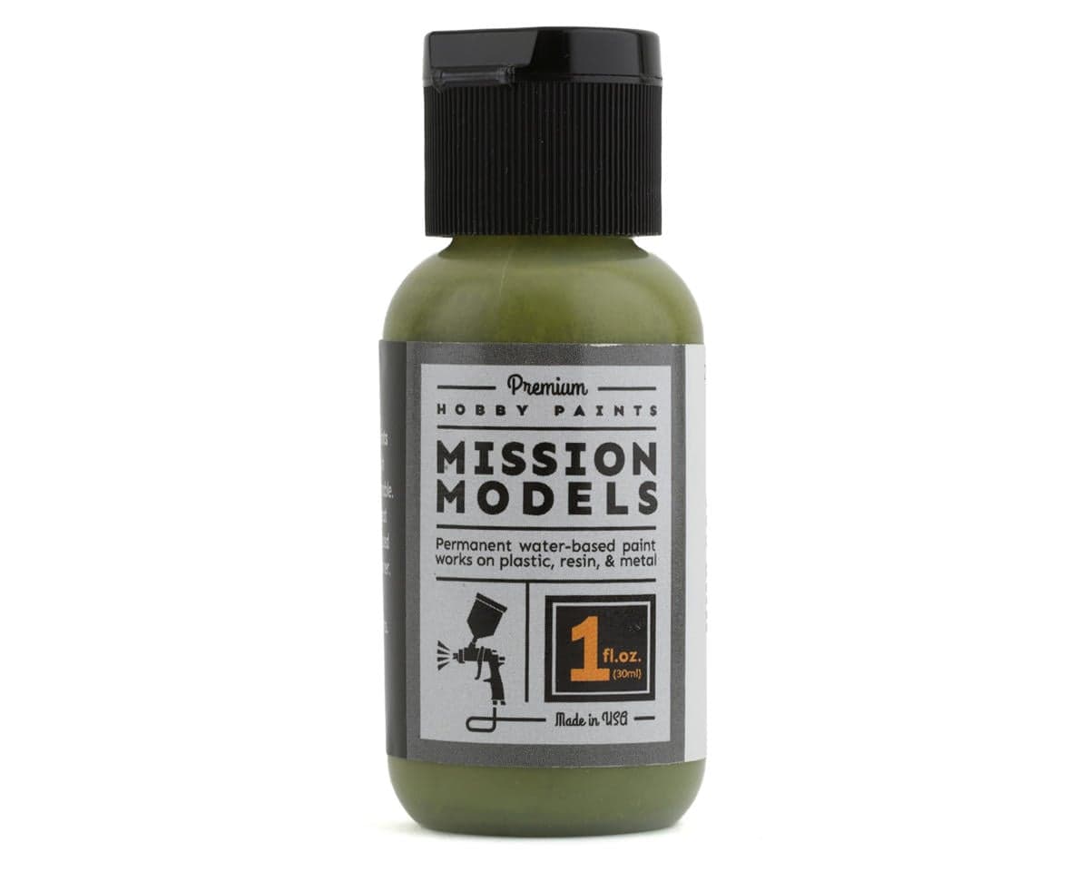 Mission Models US Interior Green Acrylic Hobby Paint (FS 34151) (1oz)