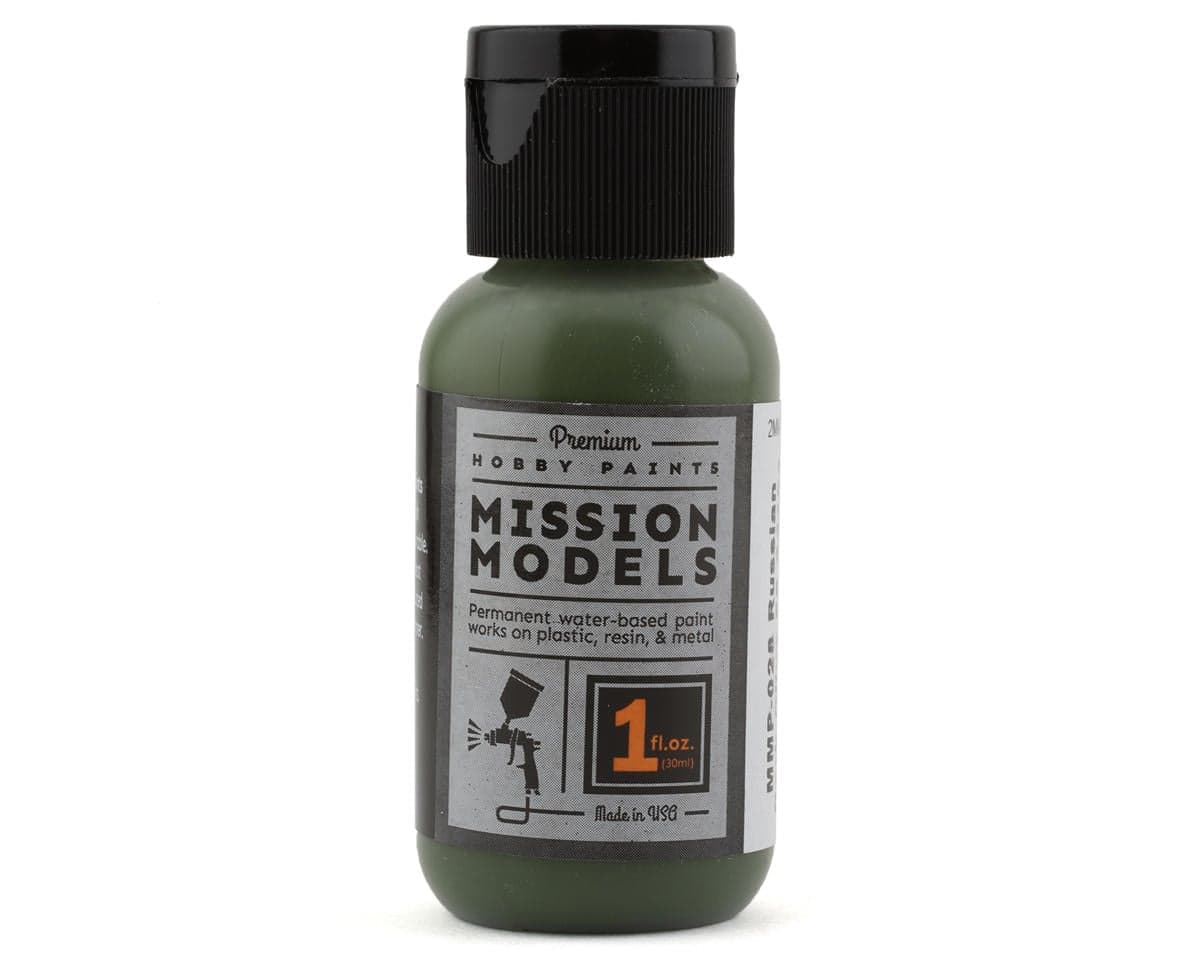 Mission Models Russian Dark Olive Acrylic Hobby Paint (FS 34102) (1oz)