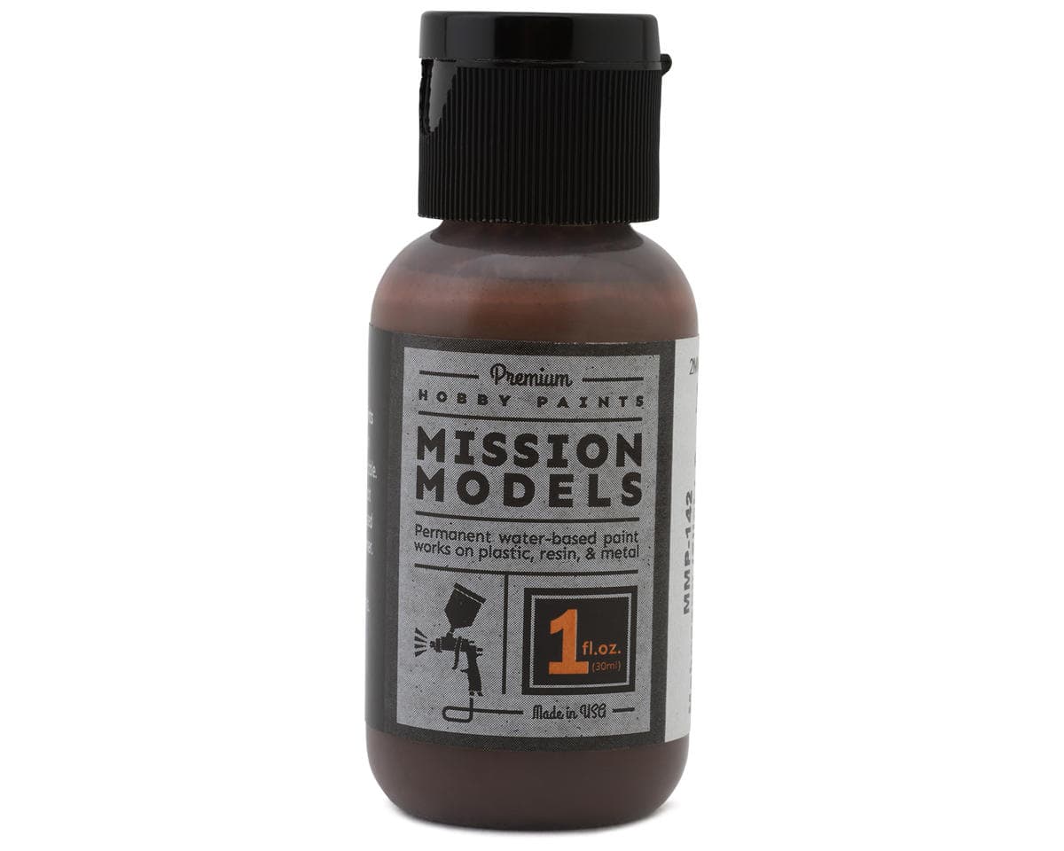 Mission Models Mahogany Flight Decks Tools Brown Acrylic Hobby Paint (1oz)