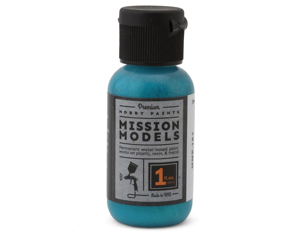 Mission Models Iridescent Turquoise Acrylic Hobby Paint (1oz)