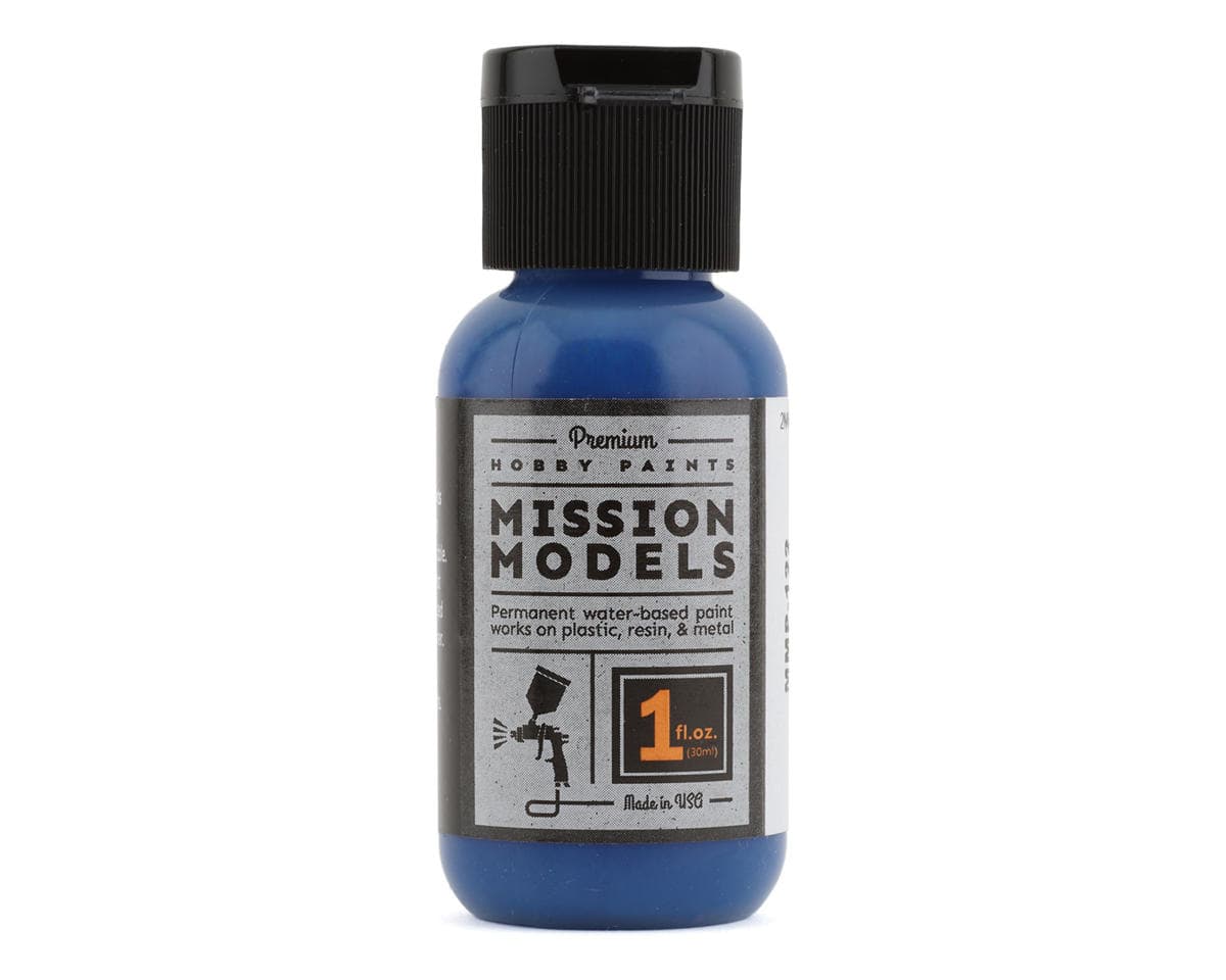 Mission Models Transparent Blue Acrylic Hobby Paint (1oz)