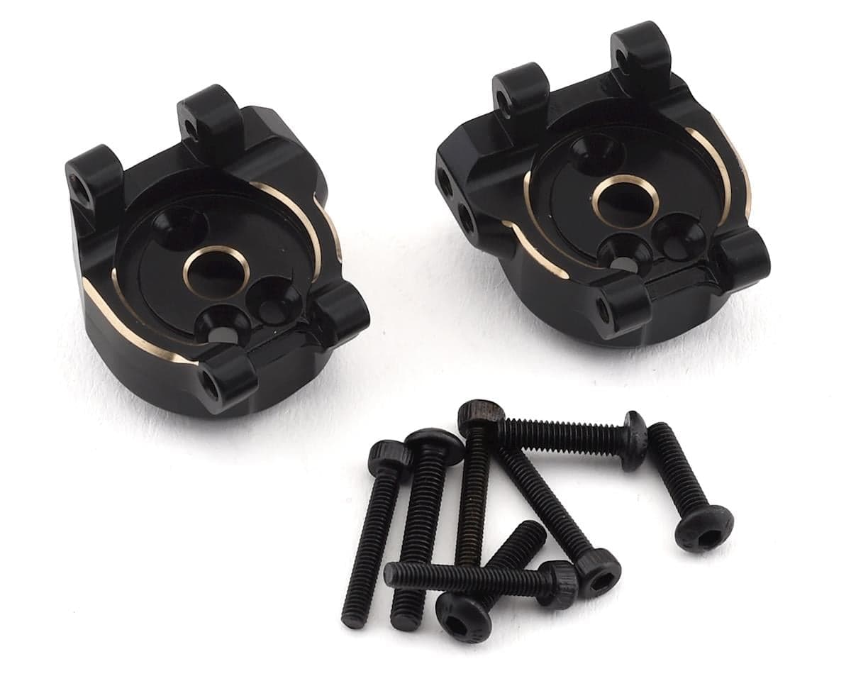 Samix Brass Rear Hub Carriers for Traxxas TRX-4 (Black) (2) (34g)