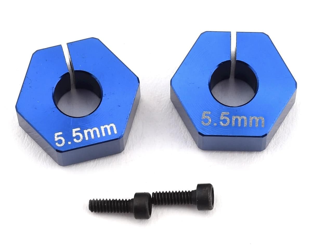 Custom Works 12mm Outlaw 4 Clamping Hex (2) (+5.5mm Offset) (5mm Axle)