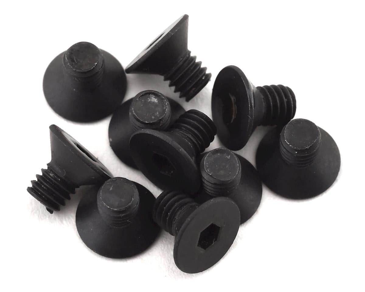 Team Losi Racing 2.5x4mm Flat Head Screw (10)
