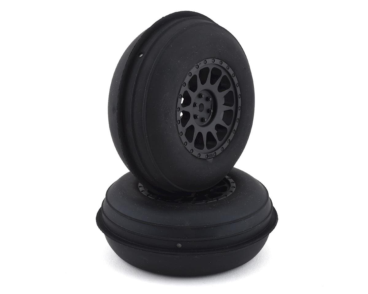 Team Associated Sand Ribbed Pre-Mounted Front Tires w/Method Wheels (Black)
