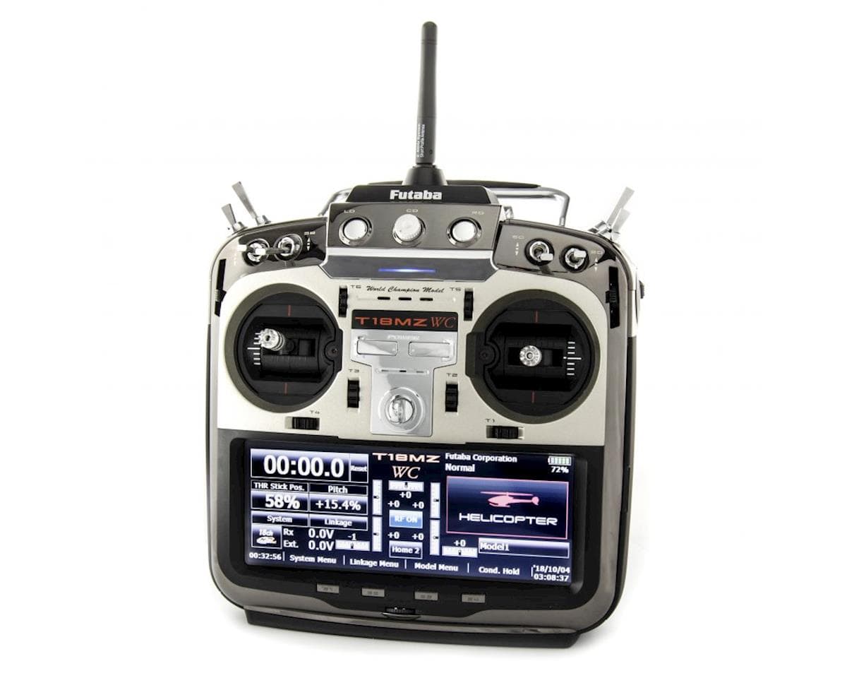 Futaba 18MZ 2.4GHz FASST 18 Channel Radio System (Airplane) w/2x R7008SB Receiver
