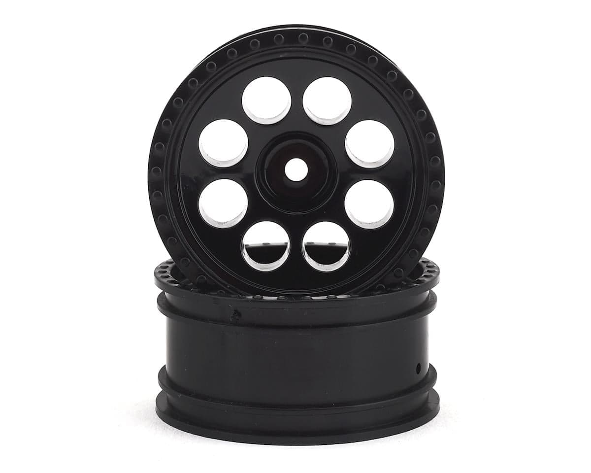 Team Associated CR12 Tioga Wheels (Black) (2)