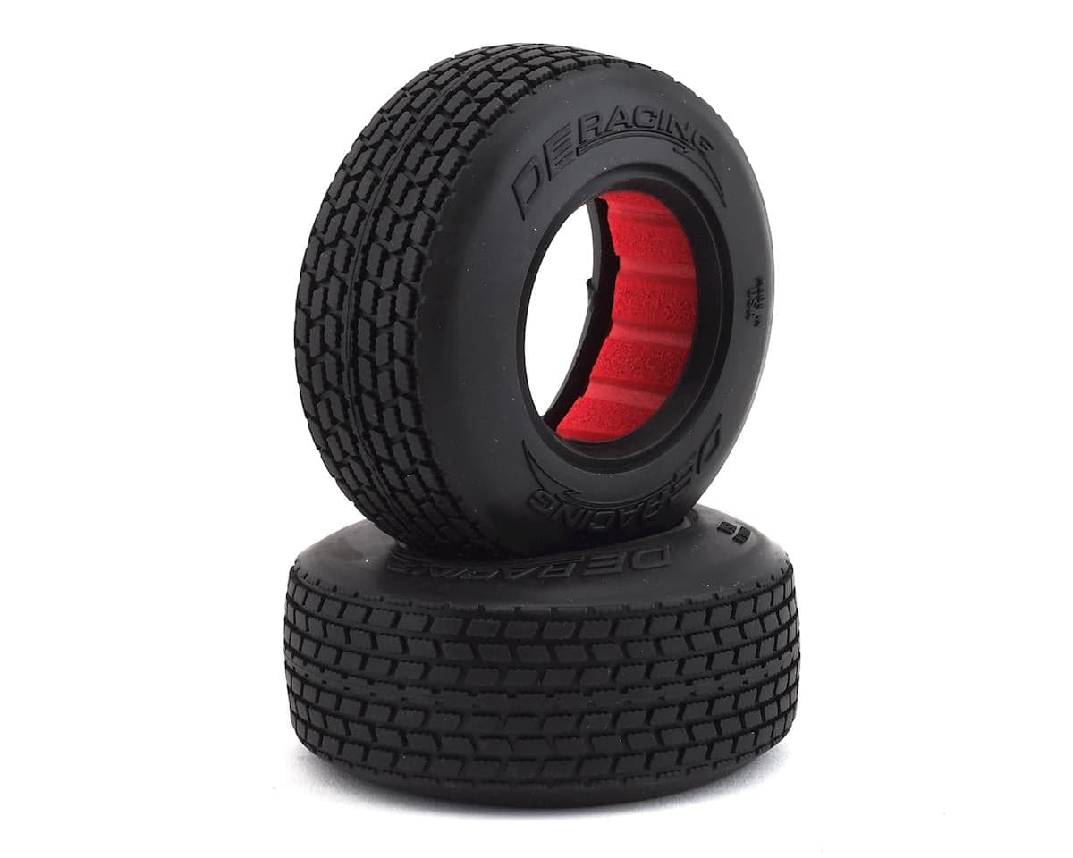 DE Racing Mini G6T Modified Street Stock Front Tires (2) (D30)