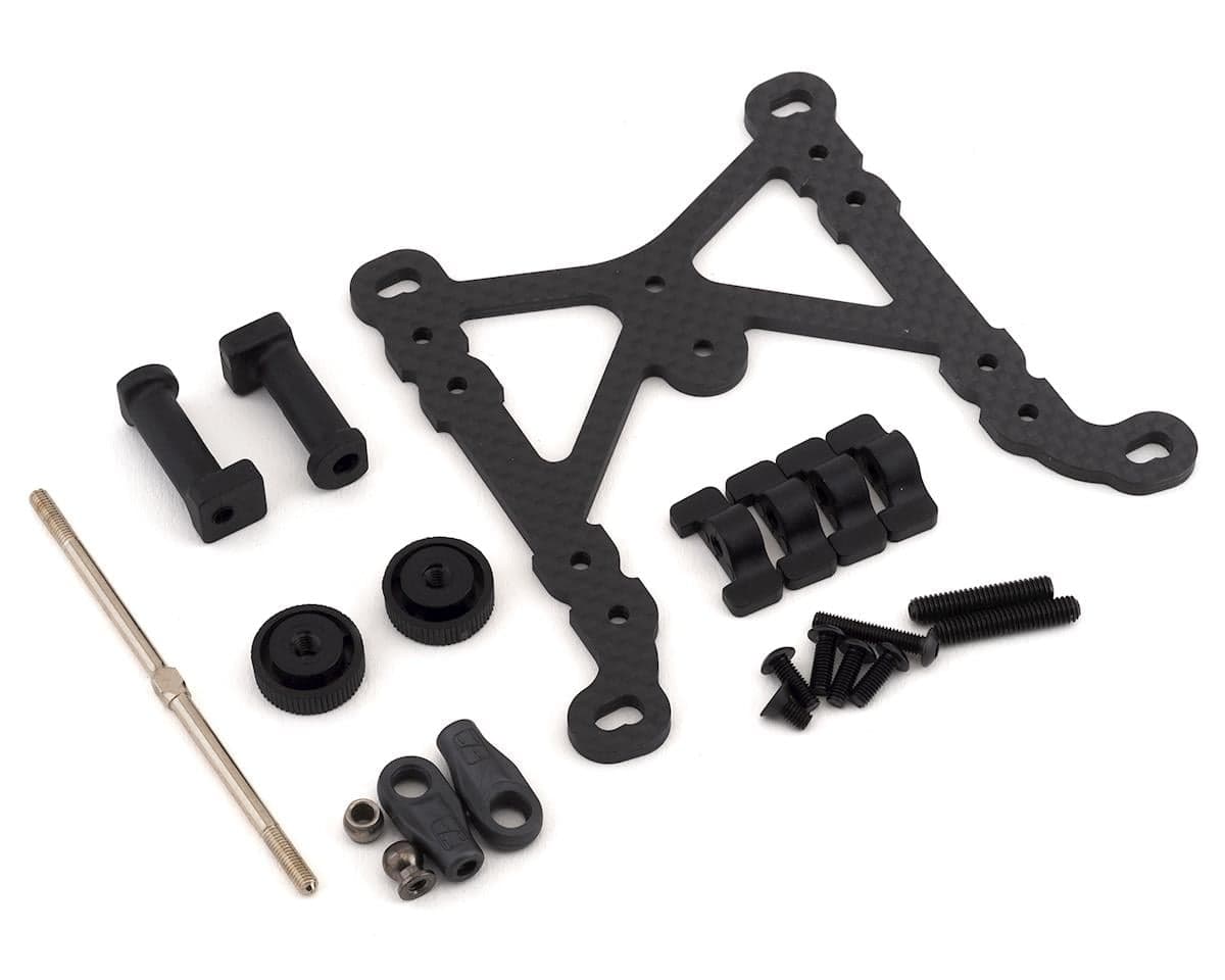 Schumacher Cougar Laydown Carbon Fiber X-Brace Conversion Set