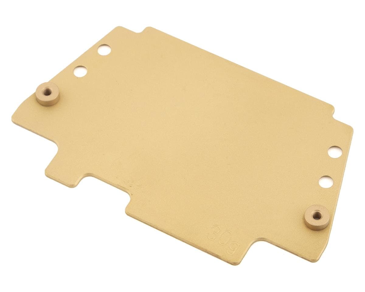Schumacher Cougar Laydown Brass Radio Plate (30g)