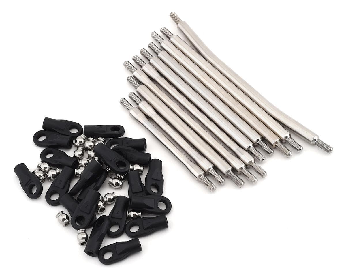 Incision Wraith 1.9/SCX10 II 12" Wheelbase 1/4" Stainless Steel Link Kit