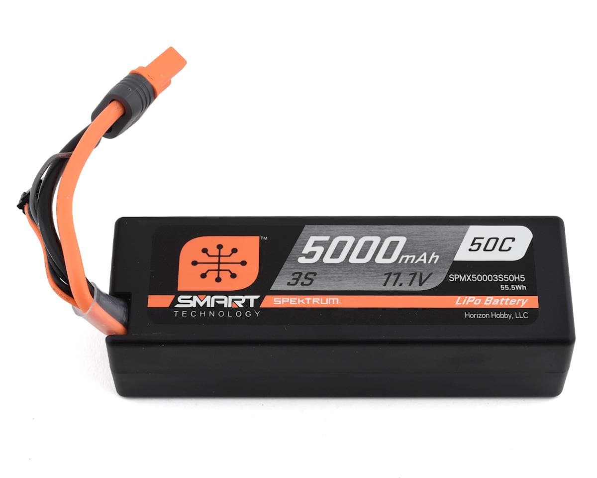 Spektrum RC 3S Smart Hardcase 50C LiPo Battery w/IC3 Connector (11.1V/5000mAh)