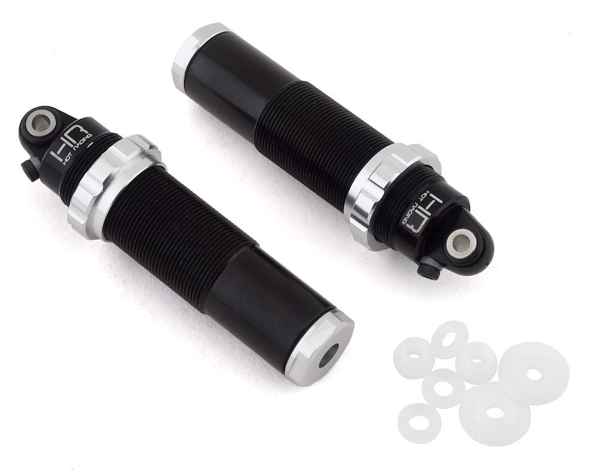 Hot Racing Arrma 4x4 Aluminum Threaded Rear Bleeder Shock Bodies (Black) (2)