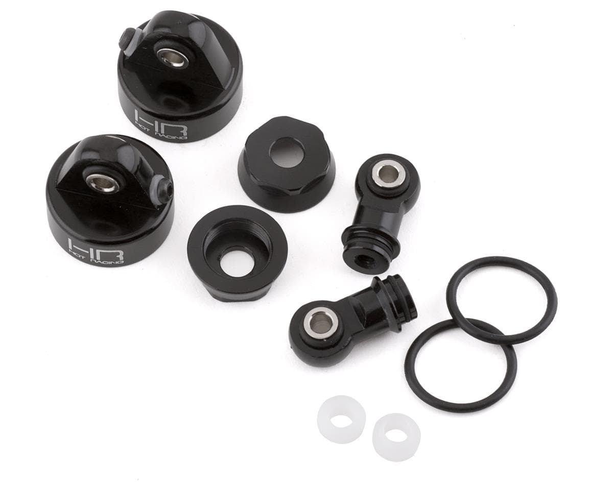 Hot Racing Traxxas UDR Aluminum Shock Upgrade Kit (Black) (2)