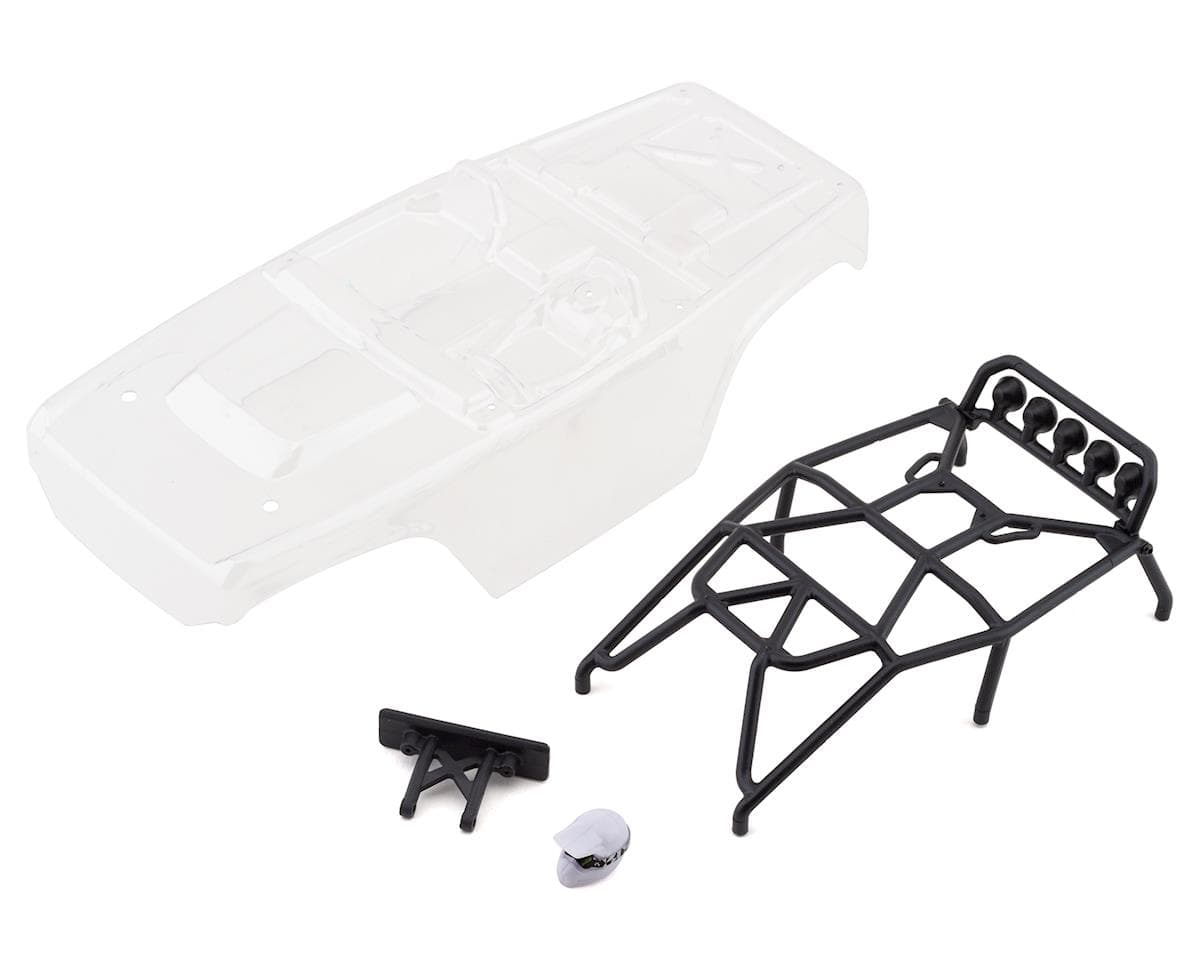 Axial SCX24 Deadbolt Pre-Cut Body Set (Clear)