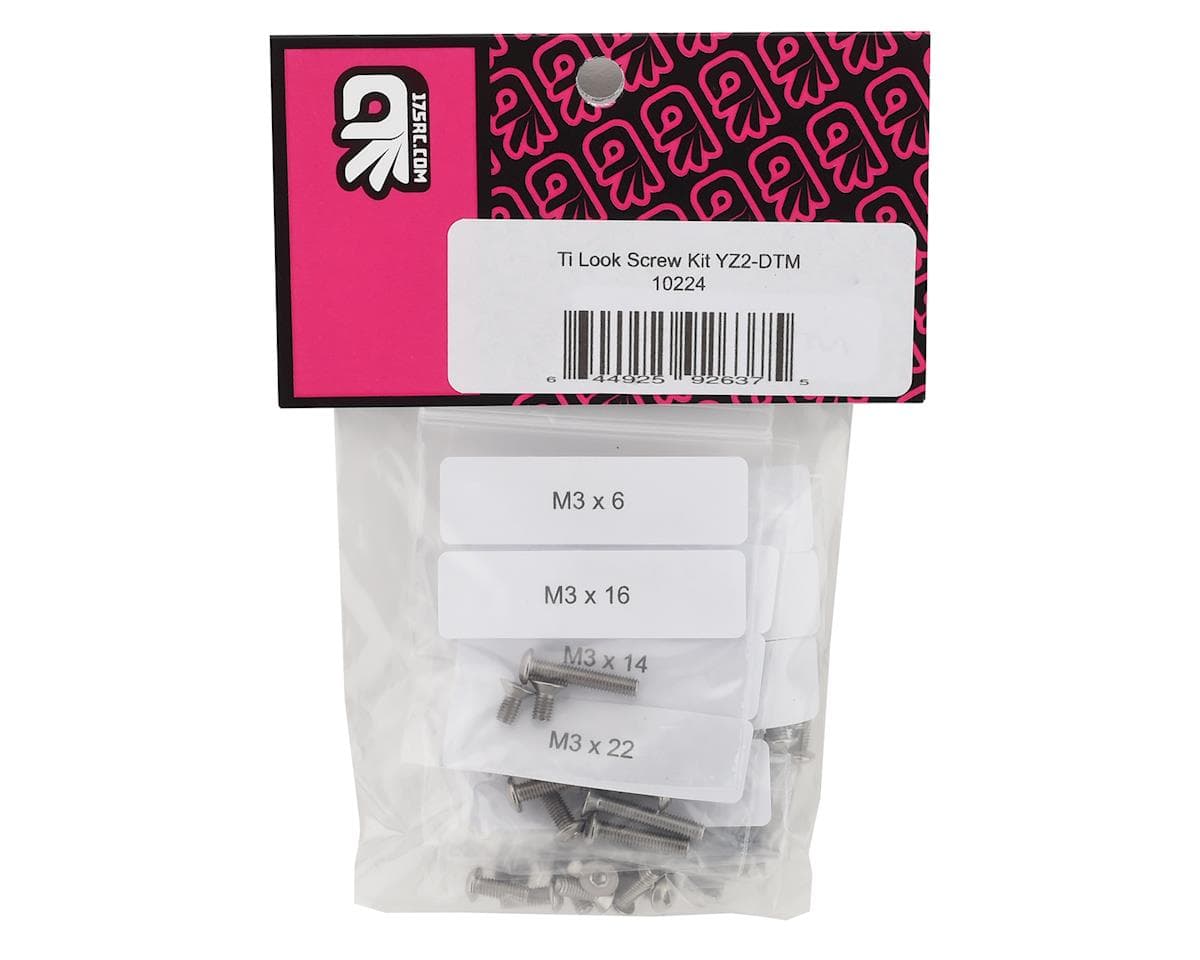 175RC YZ2-DTM "Ti-Look" Screw Kit