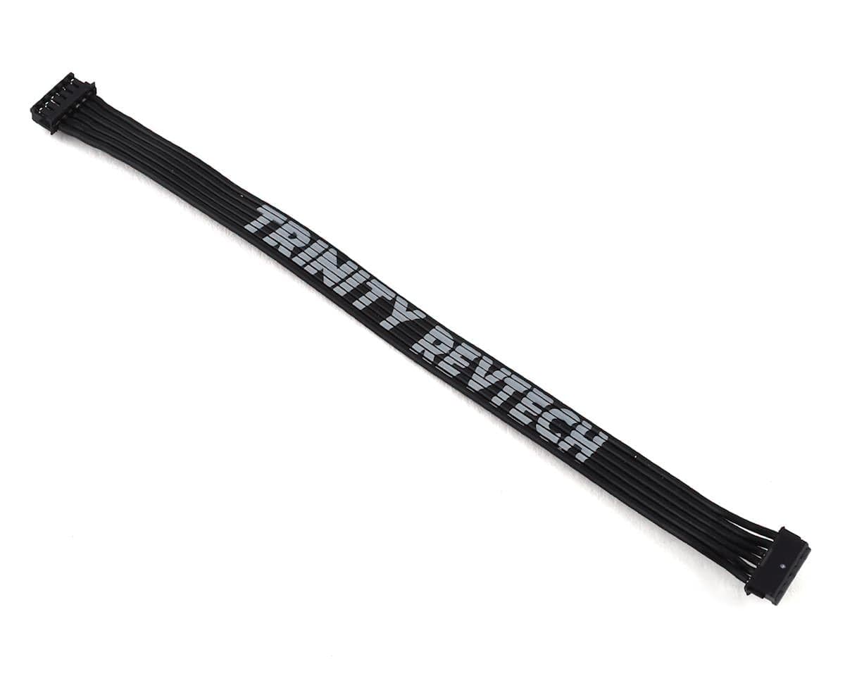 Trinity Ultra Flexi Flat Sensor Wire (Black) (125mm)