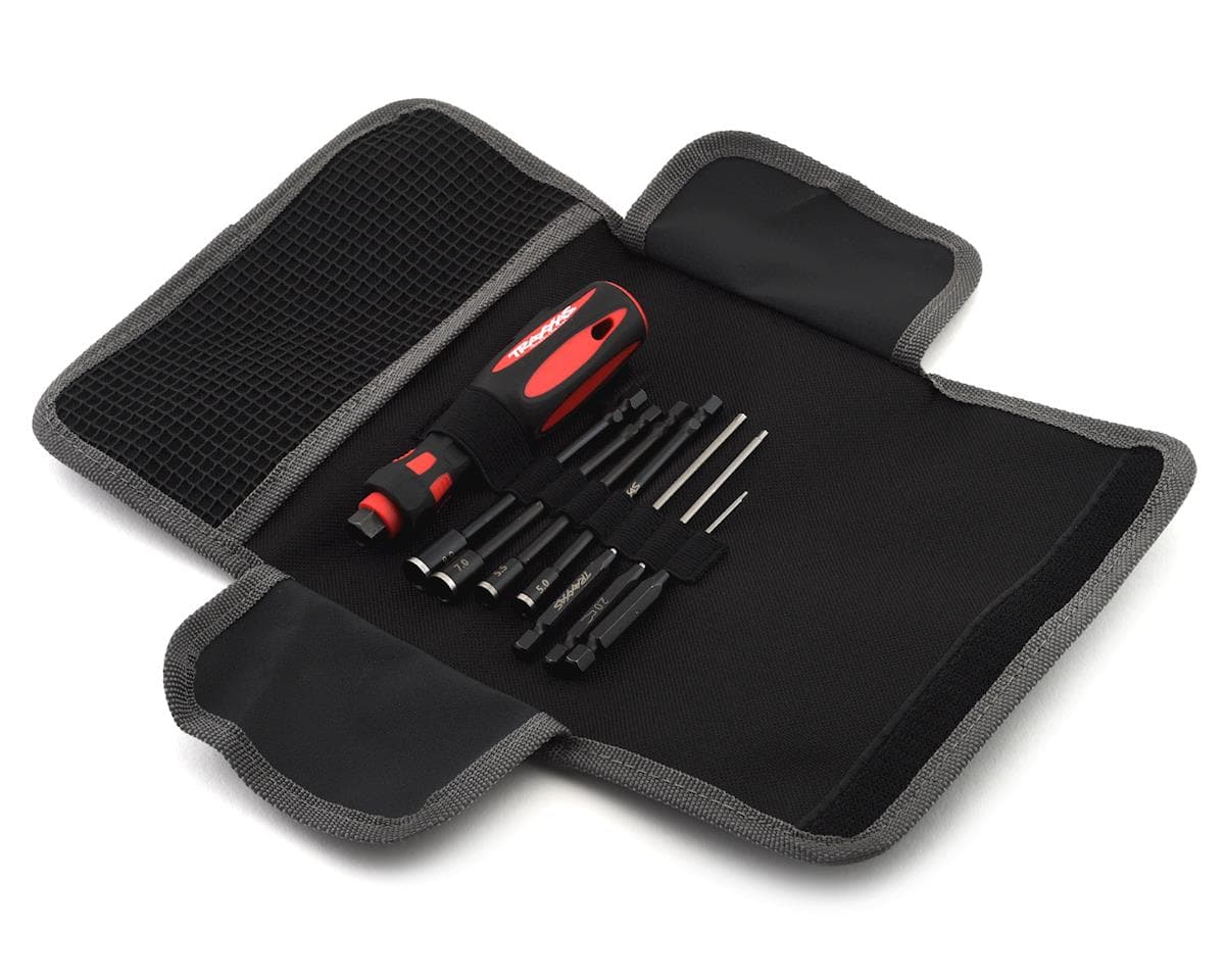 Traxxas 7-Piece Metric Hex & Nut Driver Essentials Set w/Carrying Case (1.5mm, 2mm, 2.5mm, 5.0mm, 5.5mm, 7.0mm, 8.0mm)