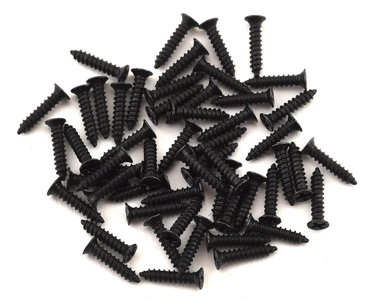 Sideways RC Scale Drift M1.2 Body Panel Screw (Black) (50)