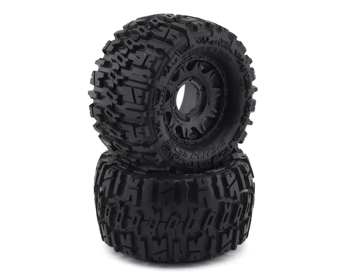 Pro-Line Trencher 2.8" Tires w/Raid 6x30 Wheels (2) (M2) (Black) w/Removable Hex