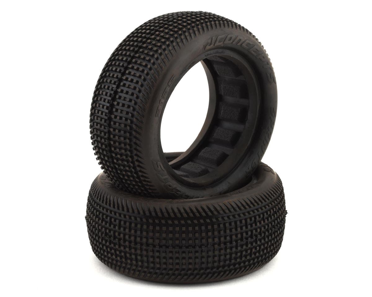 JConcepts Sprinter 2.2" 4WD 1/10 Front Buggy Dirt Oval Tires (2) (Aqua)