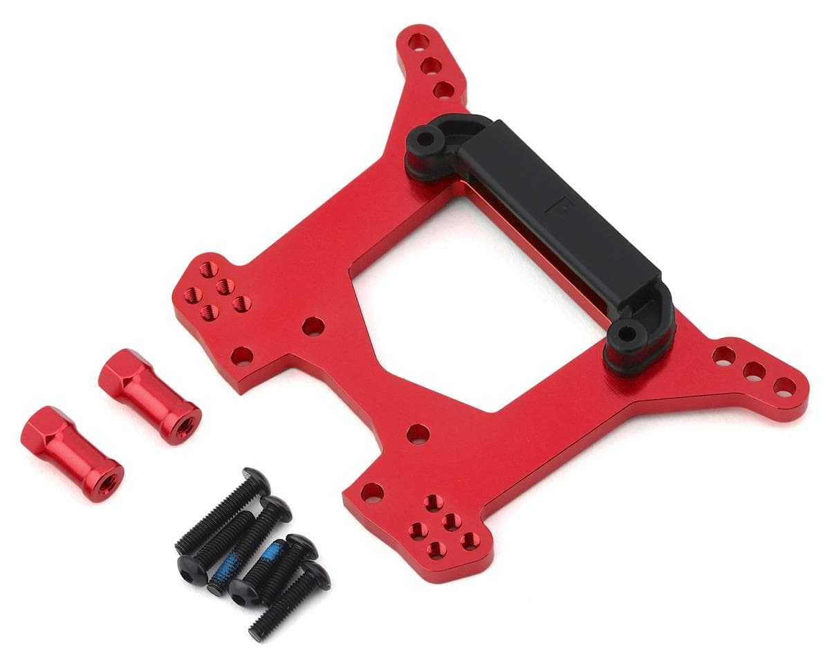 Traxxas Aluminum Rustler 4X4 Rear Shock Tower (Red)