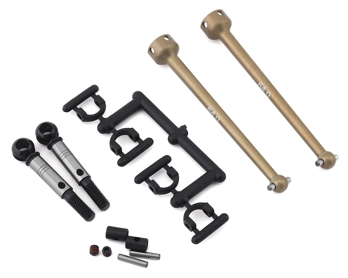 Kyosho RB7SS Aluminum VVC Universal Swing Shaft Set (2) (64mm)