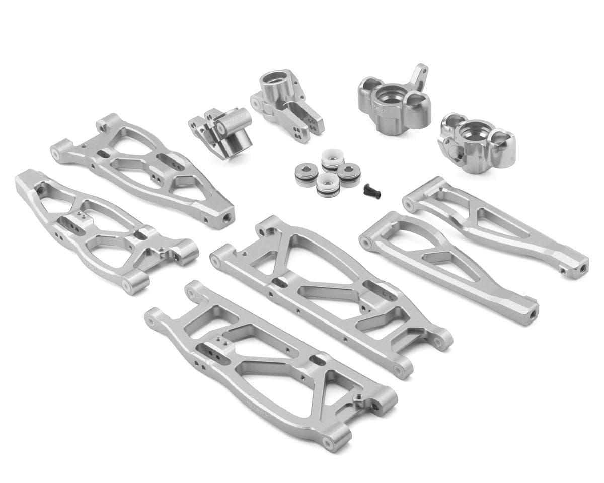 Team Integy Arrma Kraton 6S Billet Machined Alloy Suspension Kit (Silver)