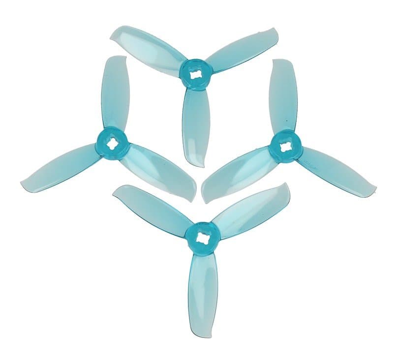 Gemfan 3028 3x2.8 WinDancer 3 Blatt Propeller Klar Blau 2xCW 2xCCW 3 Zoll