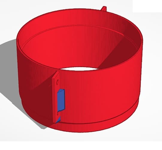 Habu 32x 3D Print Fan Push Back Mount