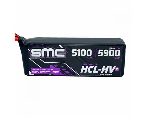 SMC HCL-HV2 Flight 15.2V/4S-5900mAh-90C