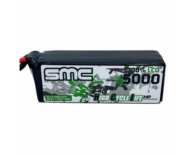 SMC HCL-HP 22.2V-5000mAh-80C Flight Pack
